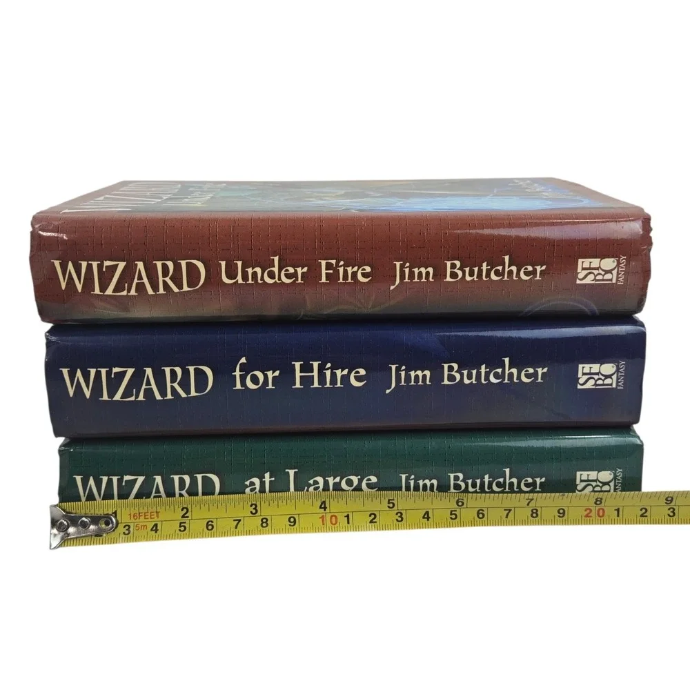 Jim Butcher Dresden Files SFBC Hardcover Omnibus Lot (3 Books) VERY GOOD COND